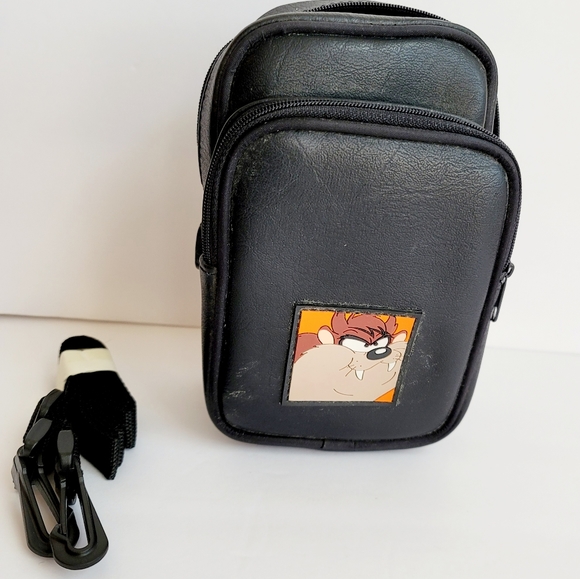 VINTAGE Looney Tunes Taz Camera Bag strap Cartoon